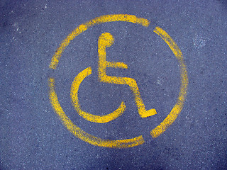 Image showing Only for disabled