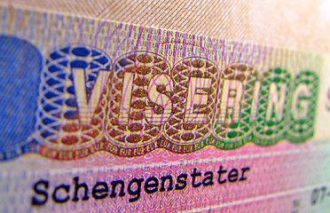 Image showing Schengen Visa