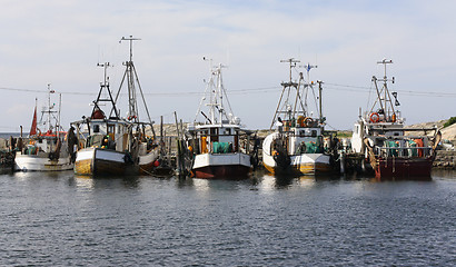 Image showing Norwegian fishingboats