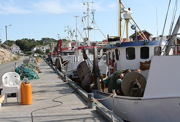 Image showing Norwegian fishingboat. 