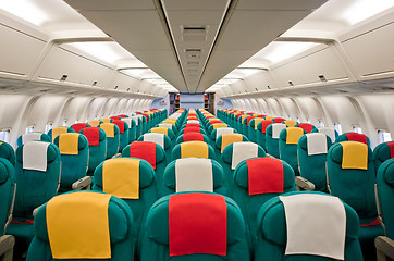 Image showing Aircraft interior