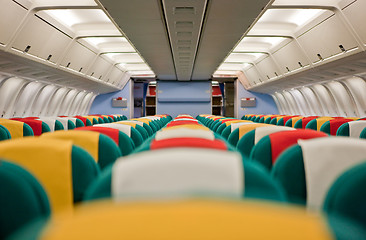 Image showing Aircraft interior