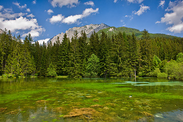 Image showing Small lake in the mountains