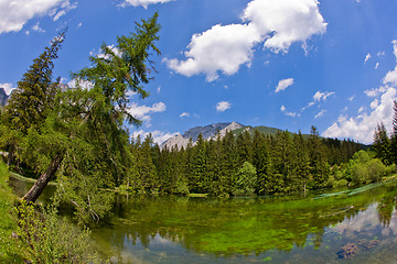 Image showing Small lake in the mountains