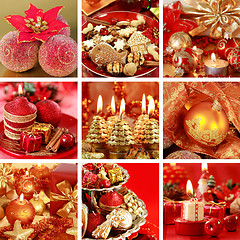 Image showing Christmas collage