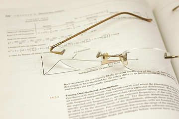 Image showing Glasses and the Statistics