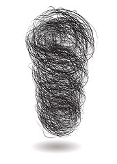 Image showing scribble pile