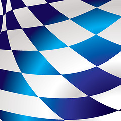 Image showing blue checkered square