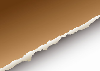 Image showing large paper rip
