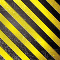 Image showing warning grunge stripe