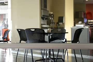 Image showing Empty Cafeteria