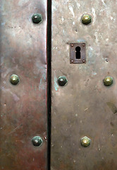 Image showing A historic door