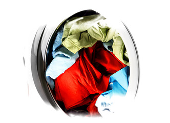 Image showing Clothes in laundry