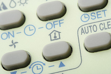 Image showing Remote buttons.