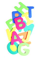 Image showing colorful letters