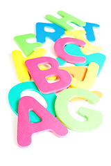 Image showing colorful letters