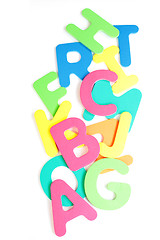 Image showing colorful letters