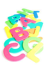 Image showing colorful letters