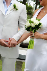 Image showing Bride and groom