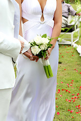 Image showing Bride and groom