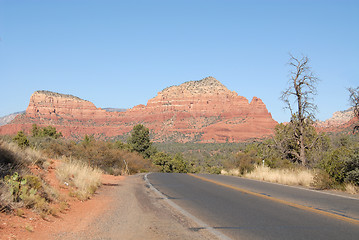 Image showing Red rock highway