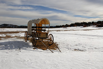 Image showing Covered wagon