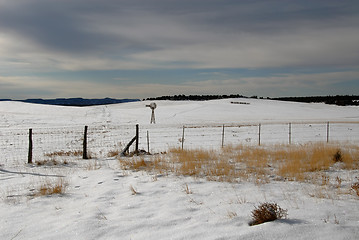 Image showing Snowy field