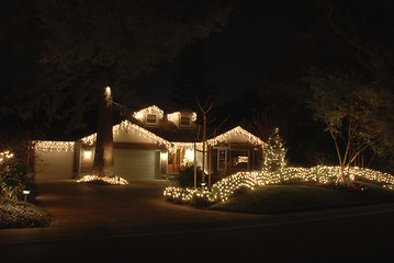 Image showing Christmas lights