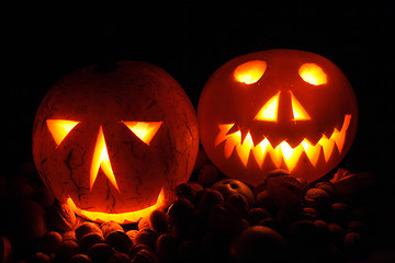 Image showing halloween pumpkins