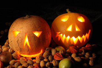 Image showing halloween pumpkins