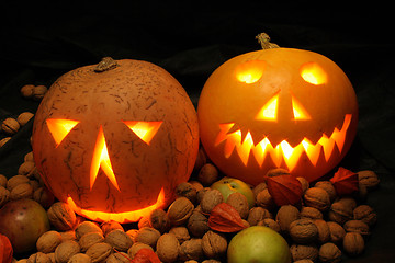 Image showing halloween pumpkins