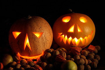 Image showing halloween pumpkins