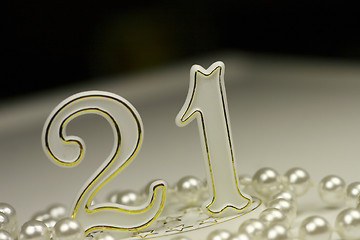 Image showing 21st Birthday sign