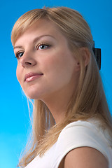 Image showing beautiful blonde woman