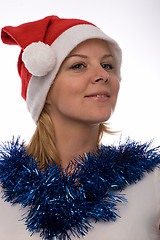 Image showing santa girl