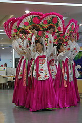 Image showing Traditional dancers from Asia