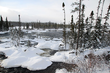 Image showing Frozen river