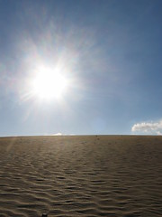 Image showing Hot sun in desert