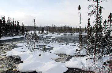 Image showing Frozen river