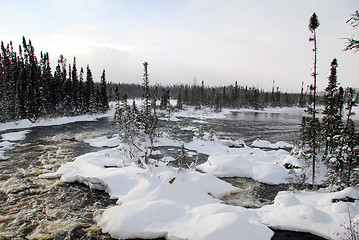 Image showing Frozen river