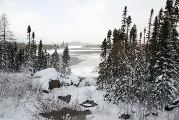 Image showing Frozen river