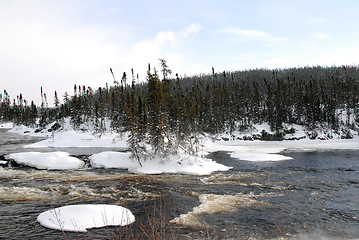 Image showing Frozen river