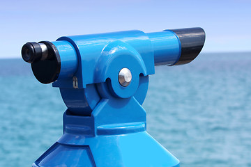 Image showing Coin operated binoculars