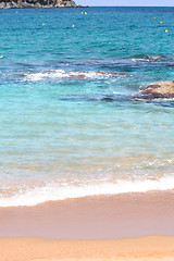 Image showing beach in Lloret de Mar (Spain)