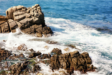 Image showing Costa Brava landscape near Lloret de Mar (Spain)