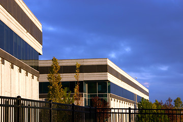 Image showing Sunrise by the Business Campus