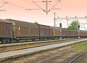 Image showing Cargo train