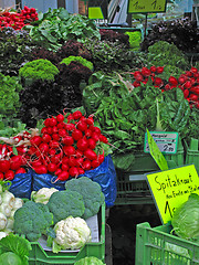 Image showing Vegetable market