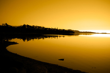 Image showing Pacific Northwest Sunset