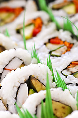 Image showing Sushi platter